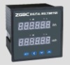 LCD Multifunctional Electrical Meter with Harmonic THD