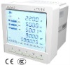 LCD Panel Mounting Power Meter 8000