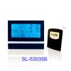 LCD clock with weather station
