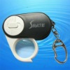 LED Illuminated Promotional Magnifier with Key Chain