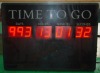 LED countdown timer clock