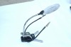 LED magnifier with spring clips