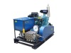 LF-30/28 diesel engine high pressure water jetting pump, hydraulic testing equipment, triplex plunger washing pump