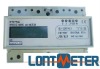 LT7766SA three phase DIN rail watt-hour meter