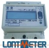 LT7766SC single phase LCD DIN rail watt-hour meter