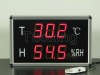 Large temperature humidity display
