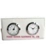 Leather weather station clock SC8089