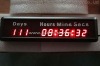 Led count down timer clock