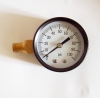 Left Connection Pressure Gauge