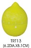 Lemon shape timer / plastic kitchen timer/ fruit mechanical timer/ dial timer