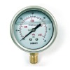 Liquid filled half stainless steel pressure gauge