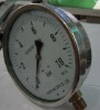 Liquid filled pressure gauge