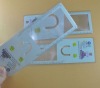 Low price gifts pvc magnifying glass bookmark