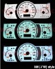 MK(-FW) Style Km/h and MPH version Fortune Cat Maneki EL Glow Gauge for VW for Audi