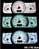 MK(-FW) Style Km/h and MPH version Fortune Cat Maneki EL Glow Gauge for VW for Audi