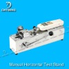Manual horizontal test stand