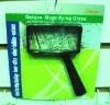 Map lace hand-held magnifier