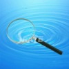 Metal Frame Magnifying Glass with Plastic Handle