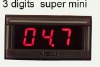 Mini DC 0-100V Digital Red LED Voltmeter Meter Panel XIELI