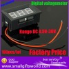Mini Red LED Digital Voltage Volt Meter 4.5~30V For 9V 12V 24V