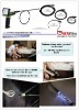 Mini inspection camera with 4.5mm- 9mm dia waterproof endoscope, wireless &wired 2.4"TFT-LCD