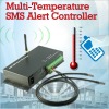 Multi-Temperature monitoring SMS Alert Controller
