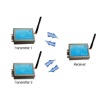 Multi channel wireless two transmitter to one receiver
