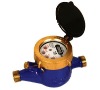 Multi jet Liquid sealed cold water meter