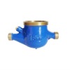 Multi jet brass water meter body