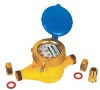 Multi jet half liquid-sealed water meter