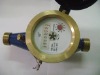 Multi-jet vane wheel dry-dial water meter