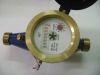 Multi-jet, vane wheel, dry-dial water meter