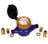 Multi jet wet type water meter