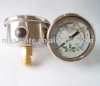 Naite Back connection Liquid filled pressure gauge