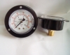 Naite Black Pressure Gauge with flange