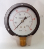 Naite Black Pressure gauge with flange