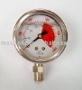 Naite Stainless Steel 100mm oil filled gauge