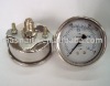Naite oil filled pressure gauge with U-clamp
