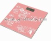 New stylish tempered glass scale with CE for body weighing