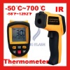 Non-Contact Industrial LCD Infrared Laser IR Thermometer Digital -50~700 centigrade