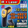 Non-Contact Infrared IR Digital Thermometer + Laser