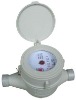 Nylon plasitc multi-jet dry-dial type cold water meter