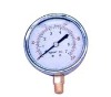 Oil-filled pressure gauge