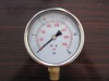 Oil-filled stainless steel pressure gauge