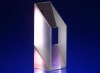 Optical glass prism for optical intrustments