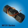 Outer thread and plastic type water flow sensor