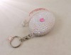 Oval keychain tape measure promotional