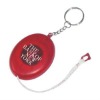 Oval tape measure with keychain(23039)