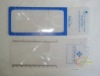 PVC name card magnifier with ruler