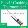 Pen style food probe thermometer service as BBQ thermometer